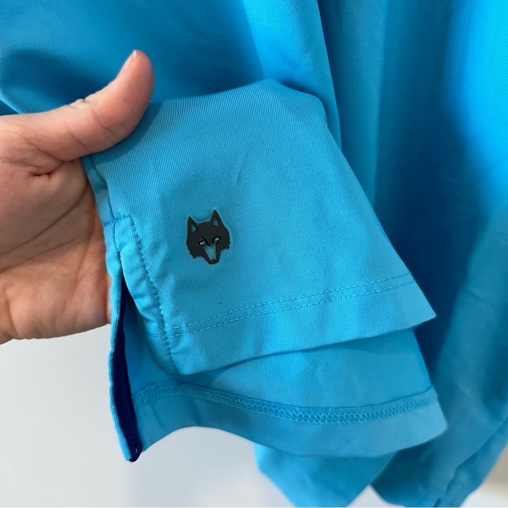 Greyson Golf Polo Short Sleeve Shirt River Club Atlanta Blue Mens Size Medium - Picture 6 of 13